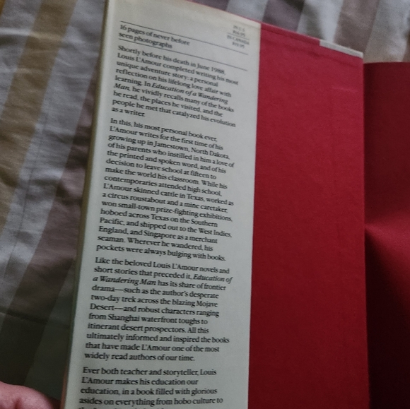 Education of a Wandering Man by Louis L'Amour Book Novel - Picture 2 of 4